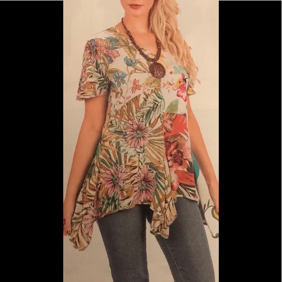 NWT.  S/M Sacred Threads Blouse.  218135. CL/GR - Picture 6 of 6